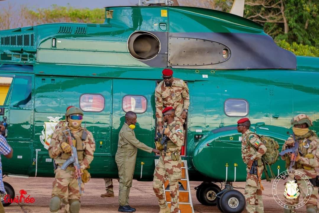 Aïd El -Fitr: Mamadi Doumbouya prie à Labé