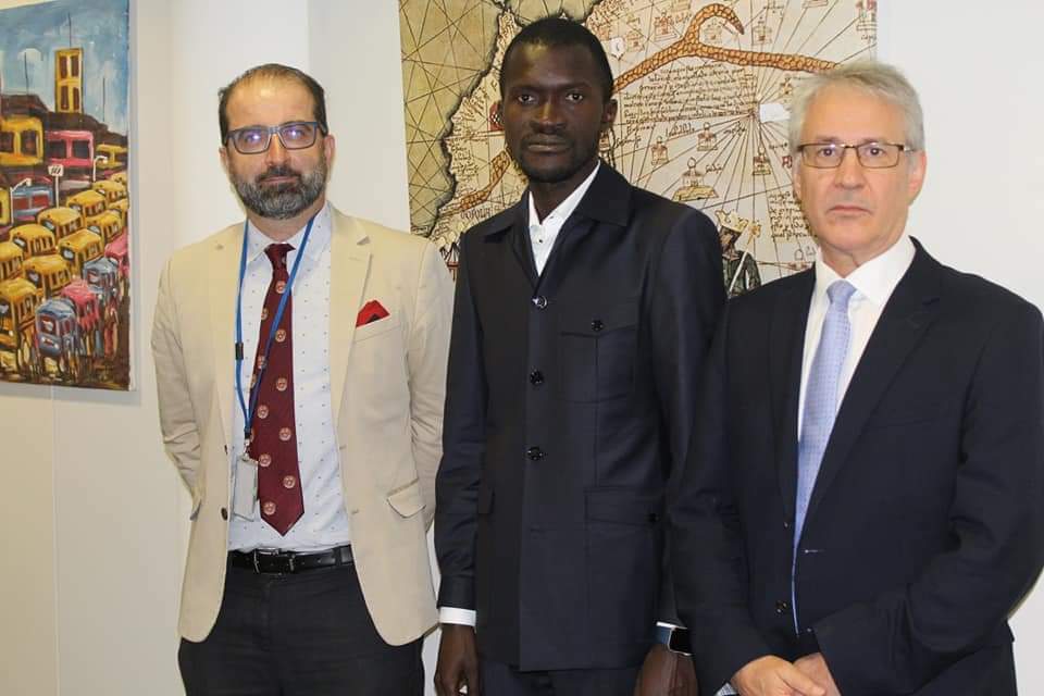 Bruxelles: Sékou Koundouno du FNDC au siège de la Commission de l'Union Européenne 
