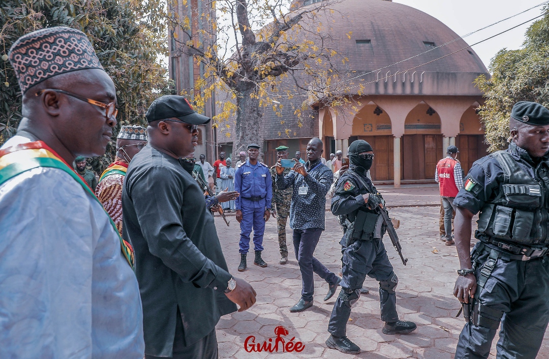 Dinguiraye : Dr Bernard Goumou transmet le message du Président de la Transition 
