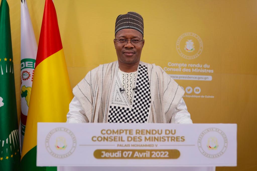 Guinée : Ce qu'il faut retenir du Conseil des Ministres du jeudi 7 avril 2022 