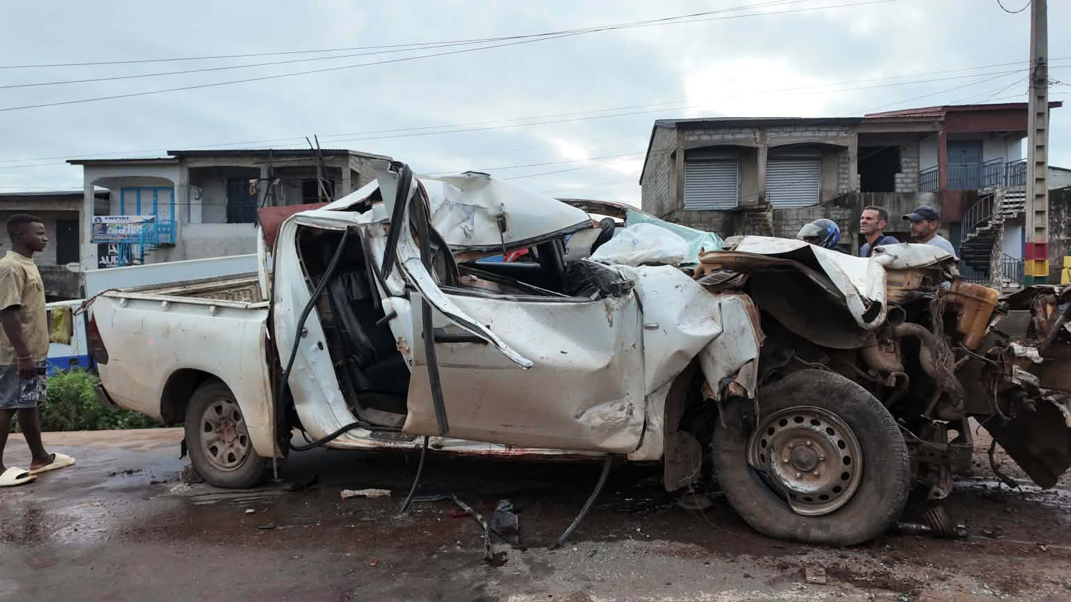 Kagbélén-Plateau : un mort et cinq blessés graves dans une collision entre un camion et un pick-up