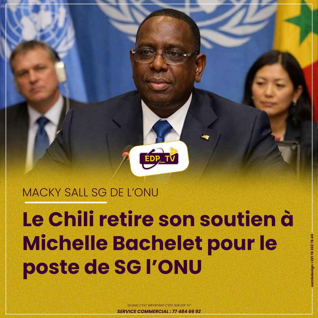 ONU : Michelle Bachelet perd le soutien du Chili, la course s’intensifie