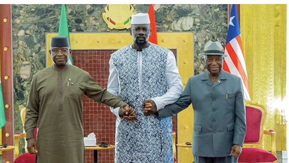 Palais Mohammed V : Mamadi DOUMBOUYA préside le Sommet tripartite consacré au différend frontalier entre la Guinée, la Sierra Leone et le Liberia 